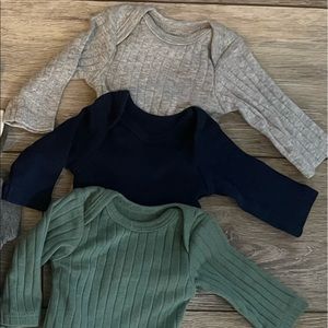Preemie long sleeve onesies